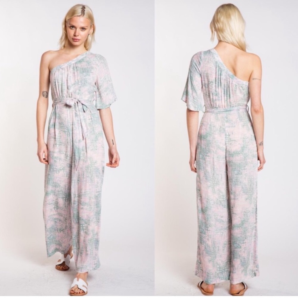 Skylar + Madison One Shoulder Jumpsuit